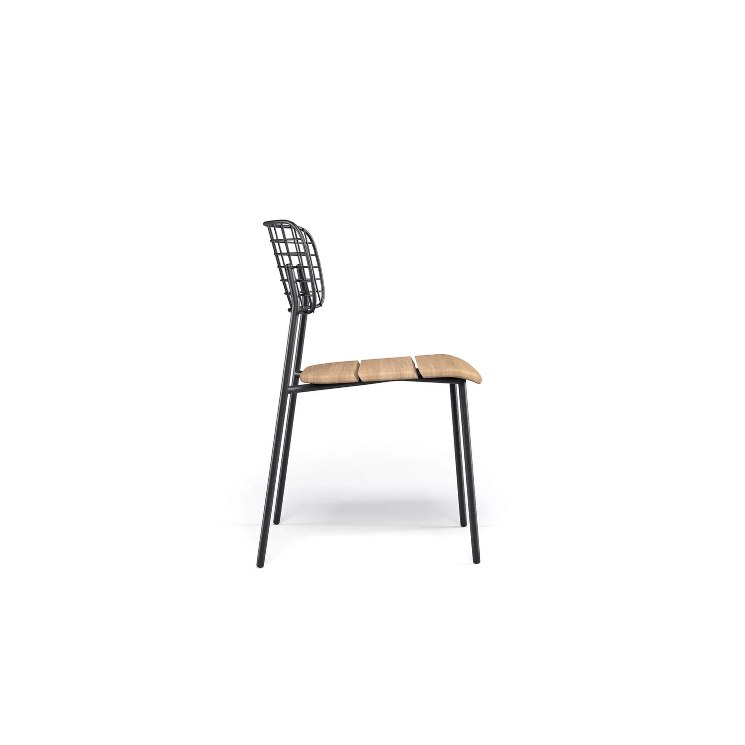 Emu Ronda Silla Gartenstuhl Lyze Aluminium Edelstahl