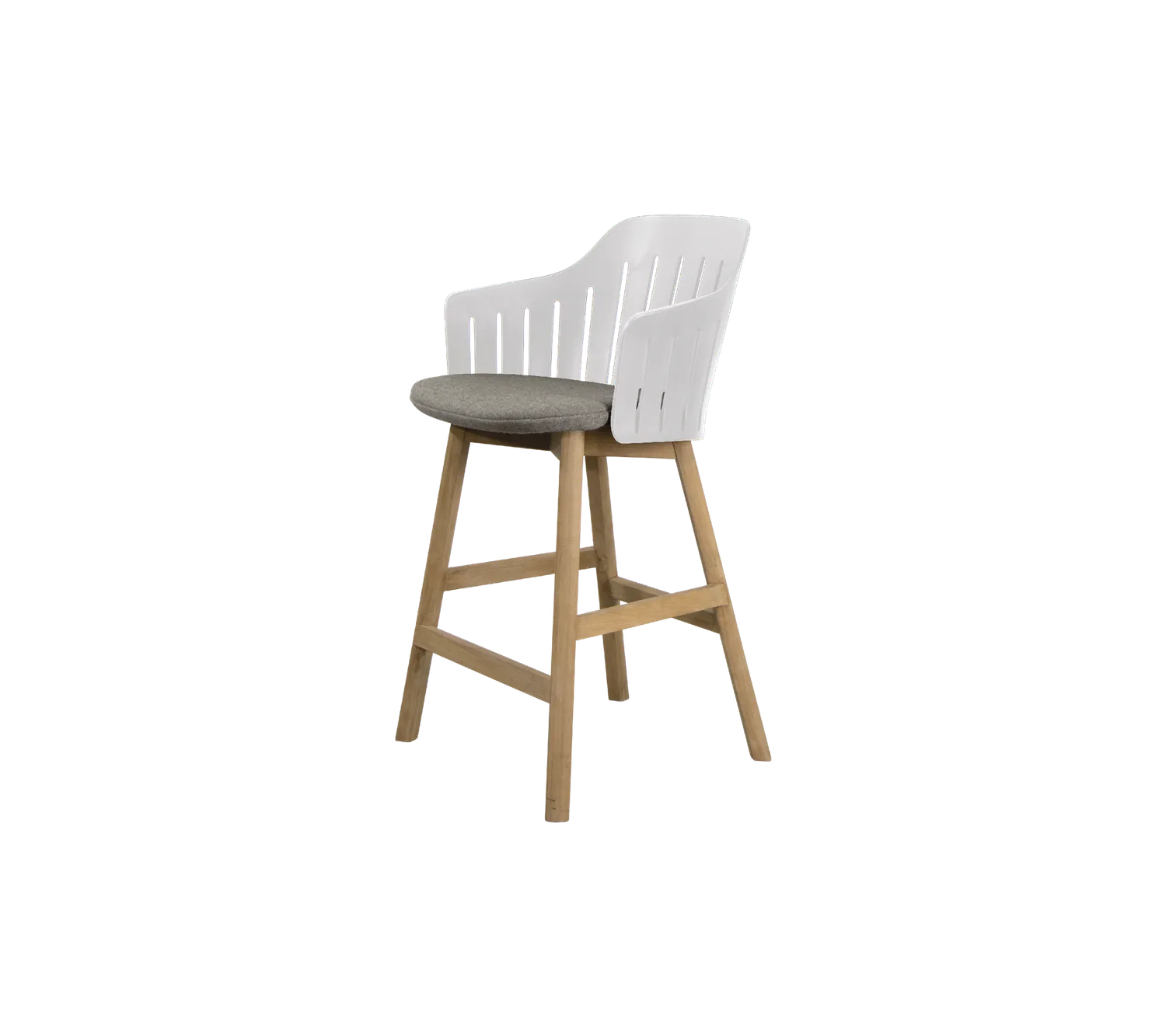 Cane-line Choice Barstuhl Schwarz Teak recycelt