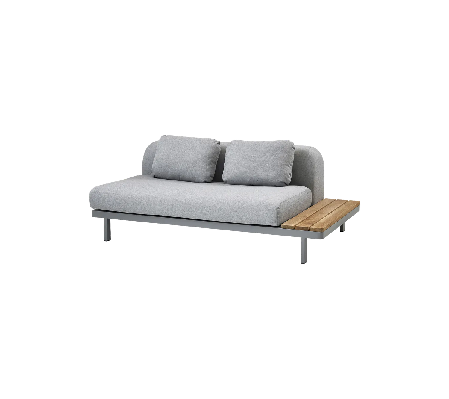 Cane-line Space Rückenmodul 2-Sitzer Sofa Grau