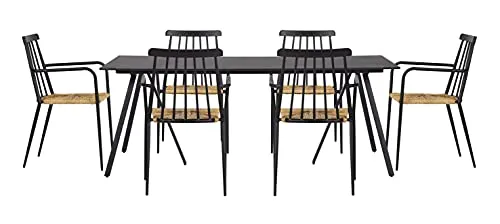 Envy Gartenmöbel-Set 6 Personen 200 cm stapelbar