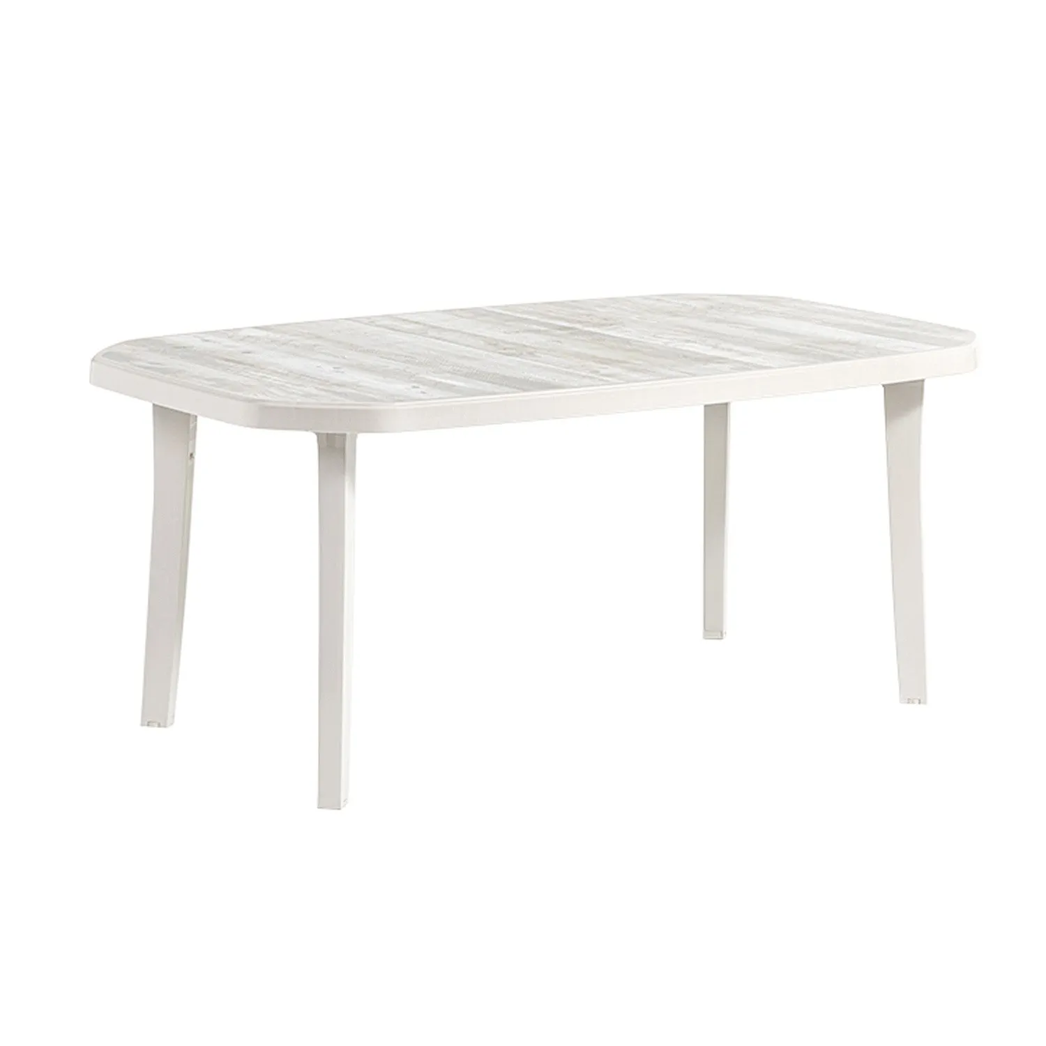 Grosfillex Nordic Gartentisch 165x100 cm taupe Kunststoff
