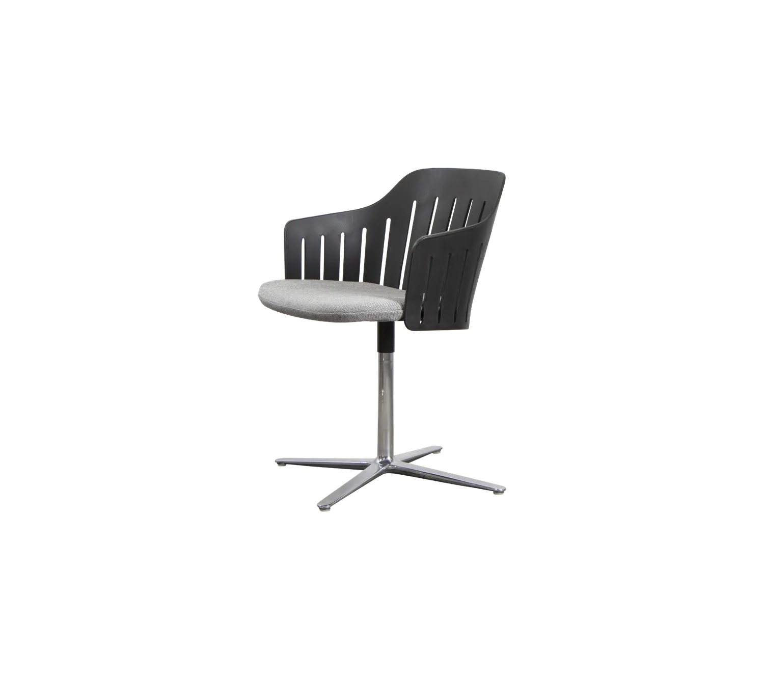 Cane-line Choice Drehstuhl schwarz recycelt Indoor