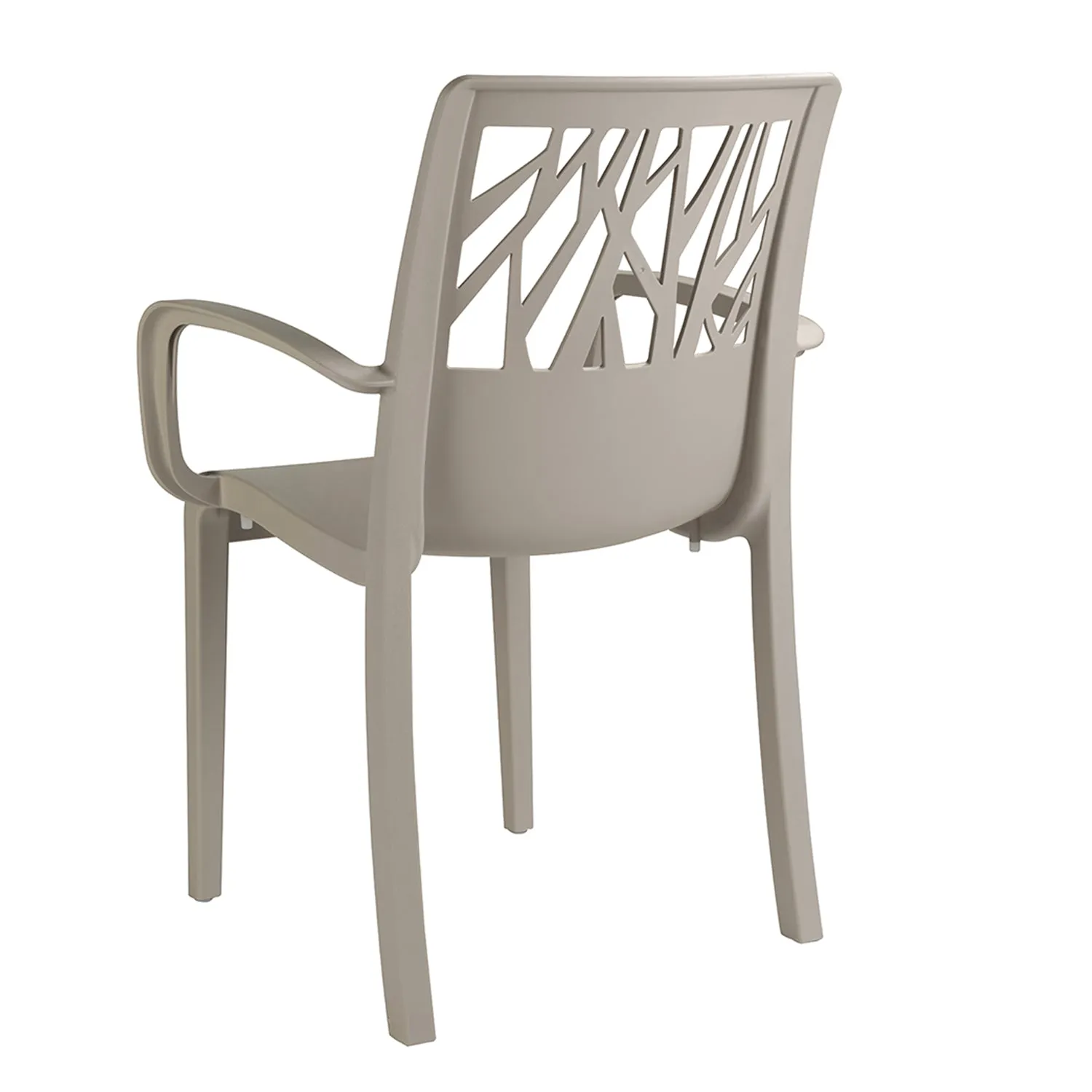 Grosfillex Vegetal Gartensessel Lin Pflanzen-Design