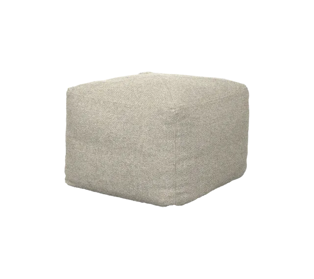 Cane-line Divine Fußhocker 60x60x35 Sand Handgehäkelt Outdoor