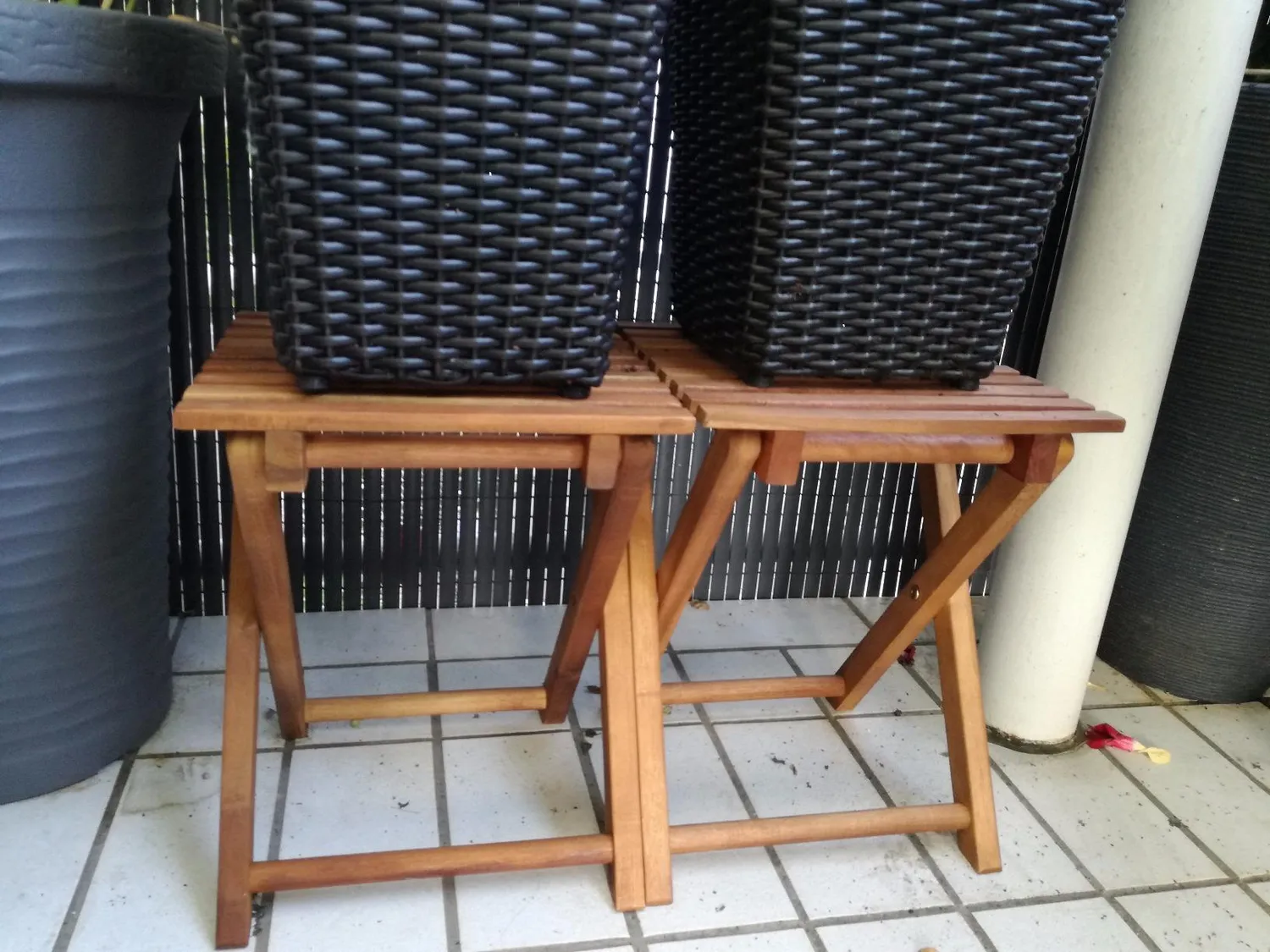Garden-Pleasure Klapphocker TACOMA Gartenhocker Einzelstück klappbar