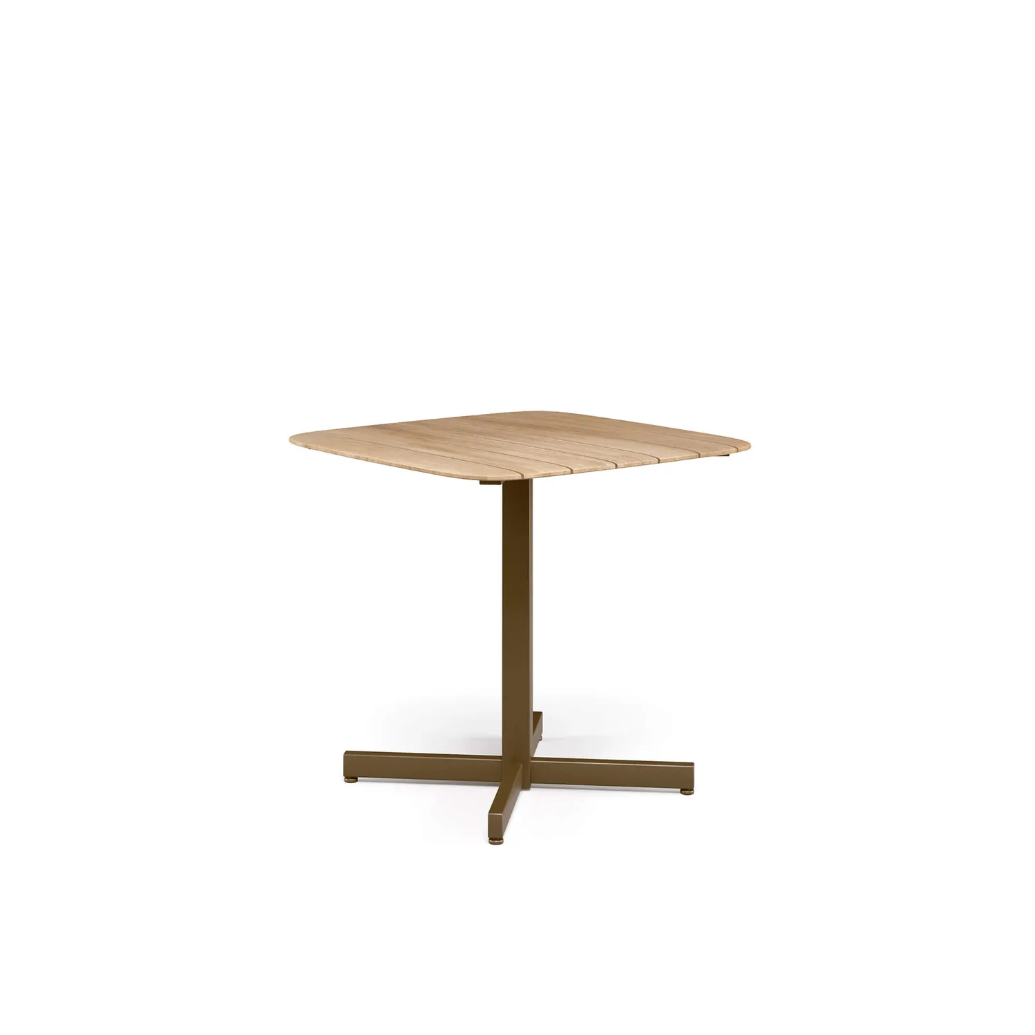 Emu Shine 79x79 Gartentisch Teak Aluminium