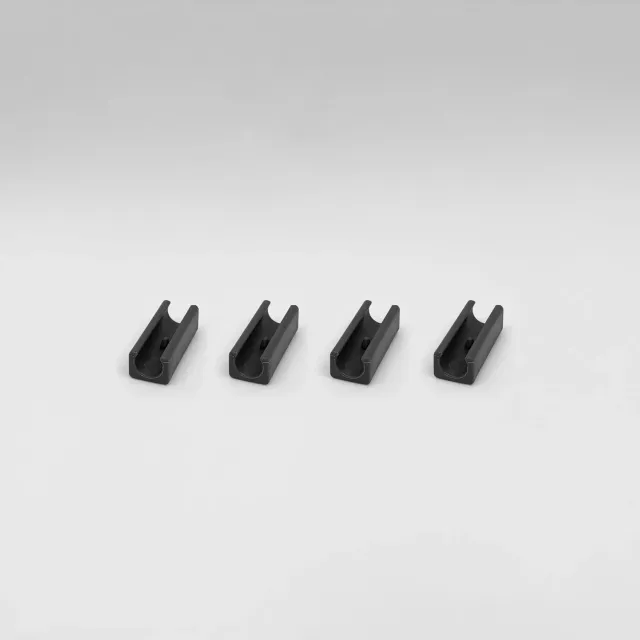Grosfillex Ramatuelle Stuhlgleiter 4er-Set Ersatz schwarz