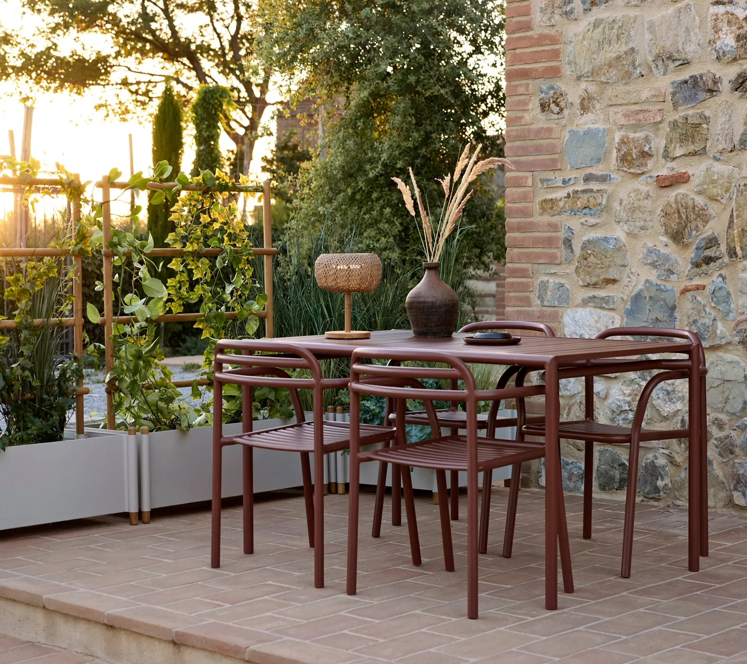 Cane-line Bliss Gartenstuhl Sand Aluminium