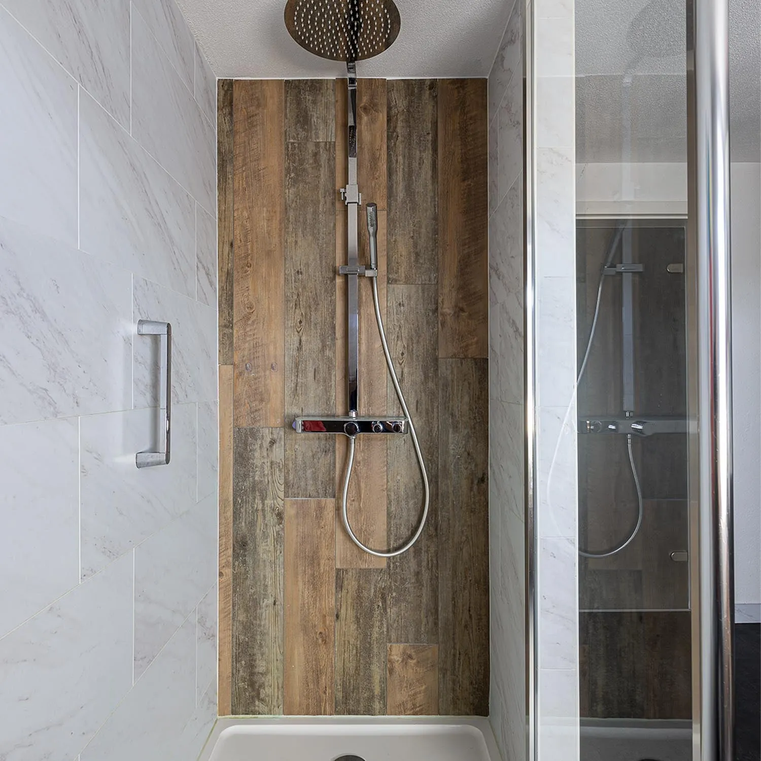 Grosfillex Gx Wall+ Marble Wandfliese White Marble