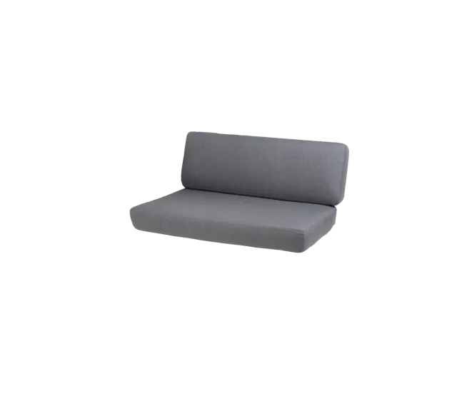 Cane-line Savannah 2-Sitzer-Sofa linkes Modul Kissen-Set grau QuickDry