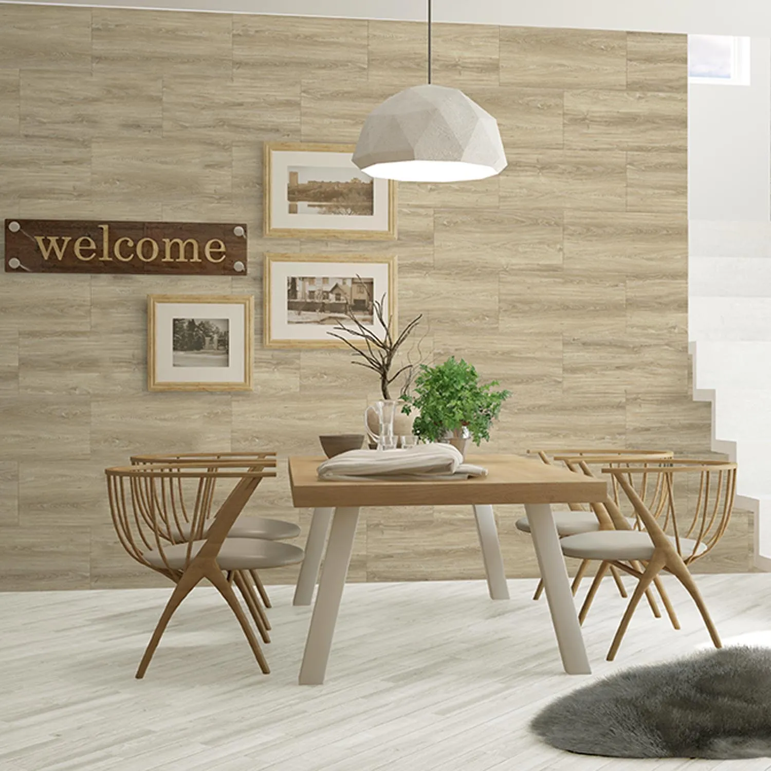 Grosfillex GX Wall+ Wandpaneele Natural Oak matt