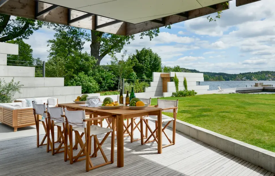 Skargaarden Korsö Esstisch Gartentisch Design