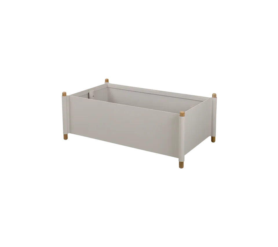 Cane-line Sticks Sticks planter, large Pflanzkübel Teak Lava Grey