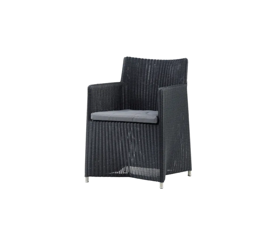 Cane-line Diamond Stuhl Graphit Geflecht QuickDry