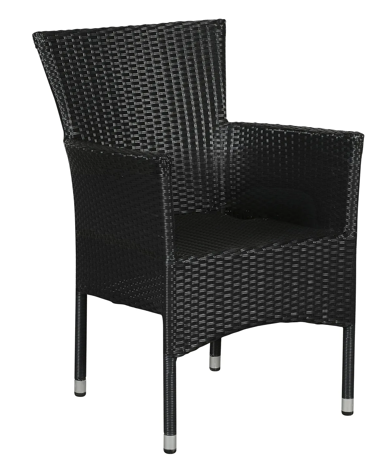 Envy Gartenmöbel-Set 4 Pers. Tisch 110 cm Grau Durafit