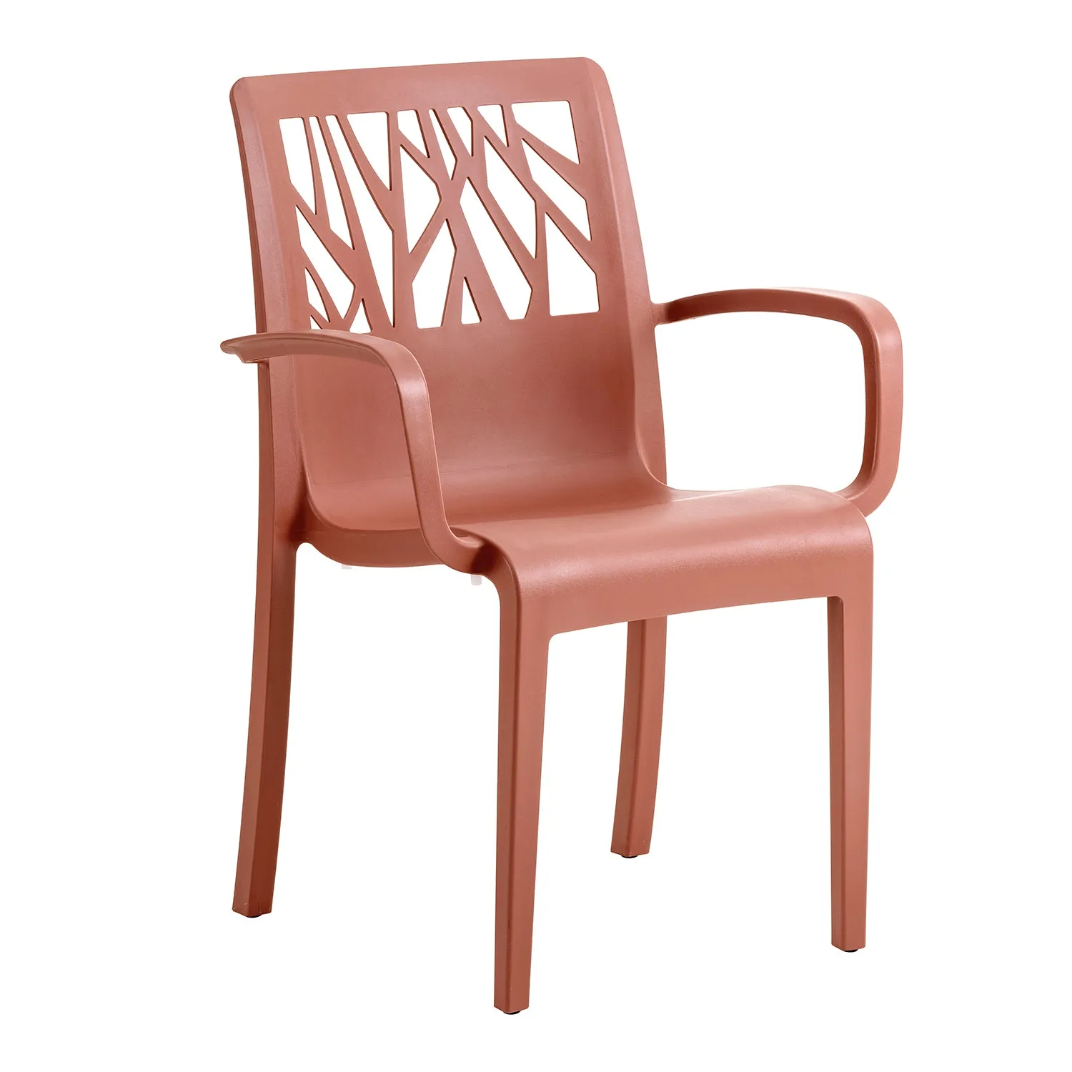 Grosfillex Vegetal Gartensessel Lin Pflanzen-Design