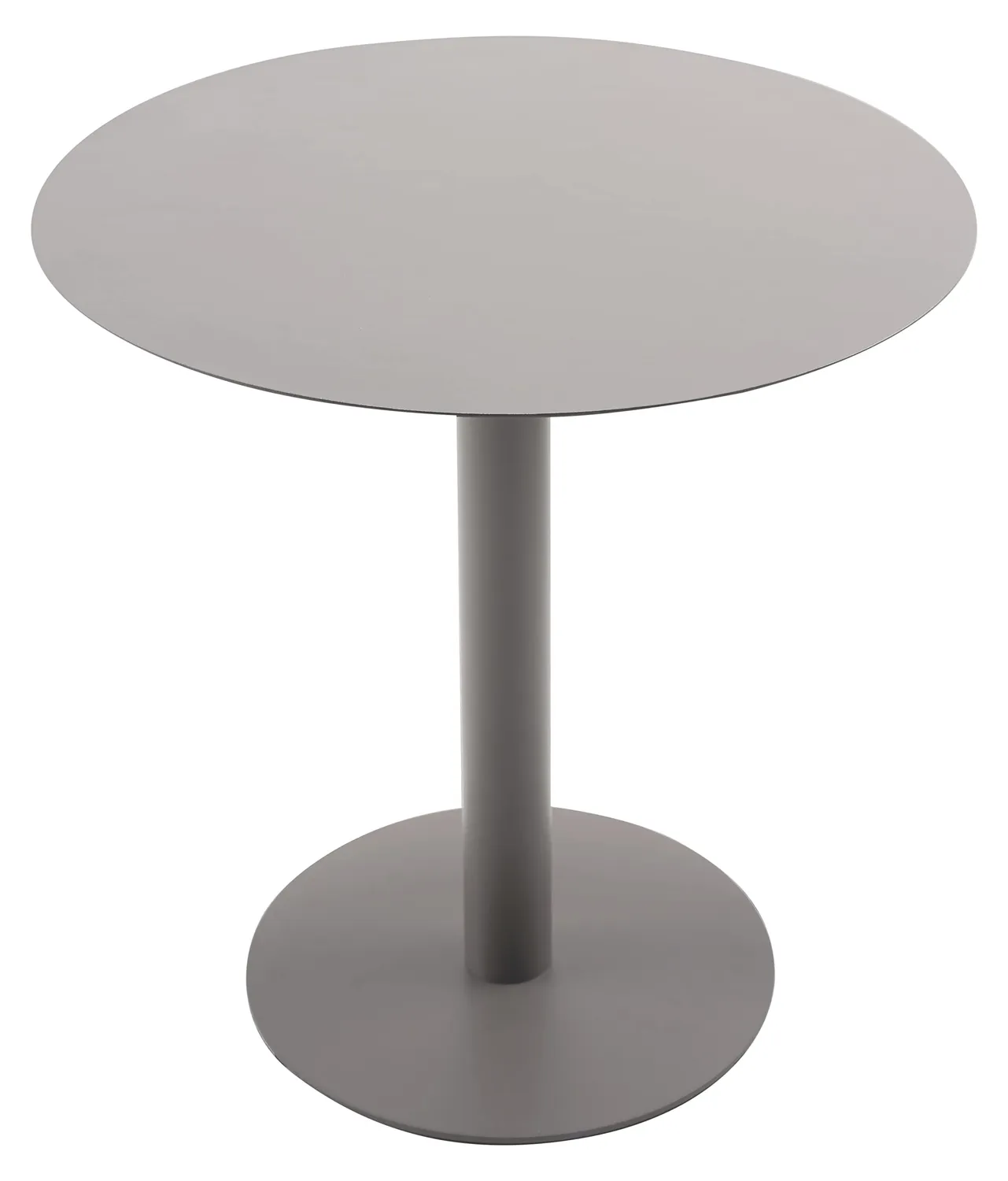 Envy Café-Set Balkonmöbel für 2 Personen Gartentisch 70 cm grau