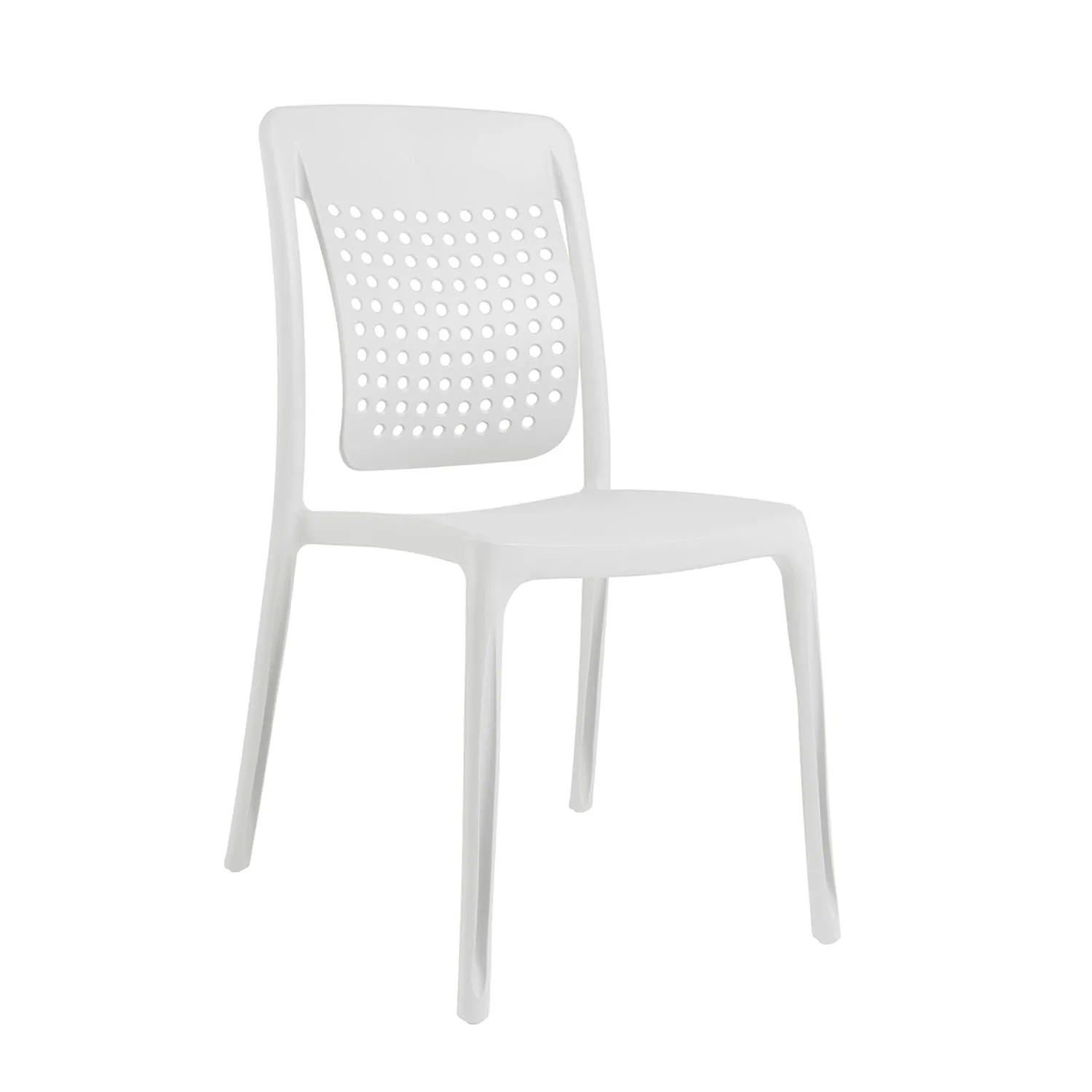 Grosfillex Factory Gartenstuhl Platin stapelbar Kunststoff