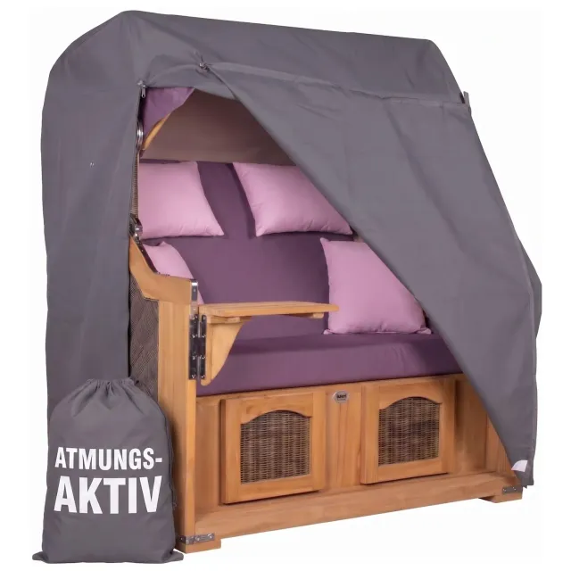 MR.DEKO Aero Protect Schutzhülle Größe M Strandkorb atmungsaktiv
