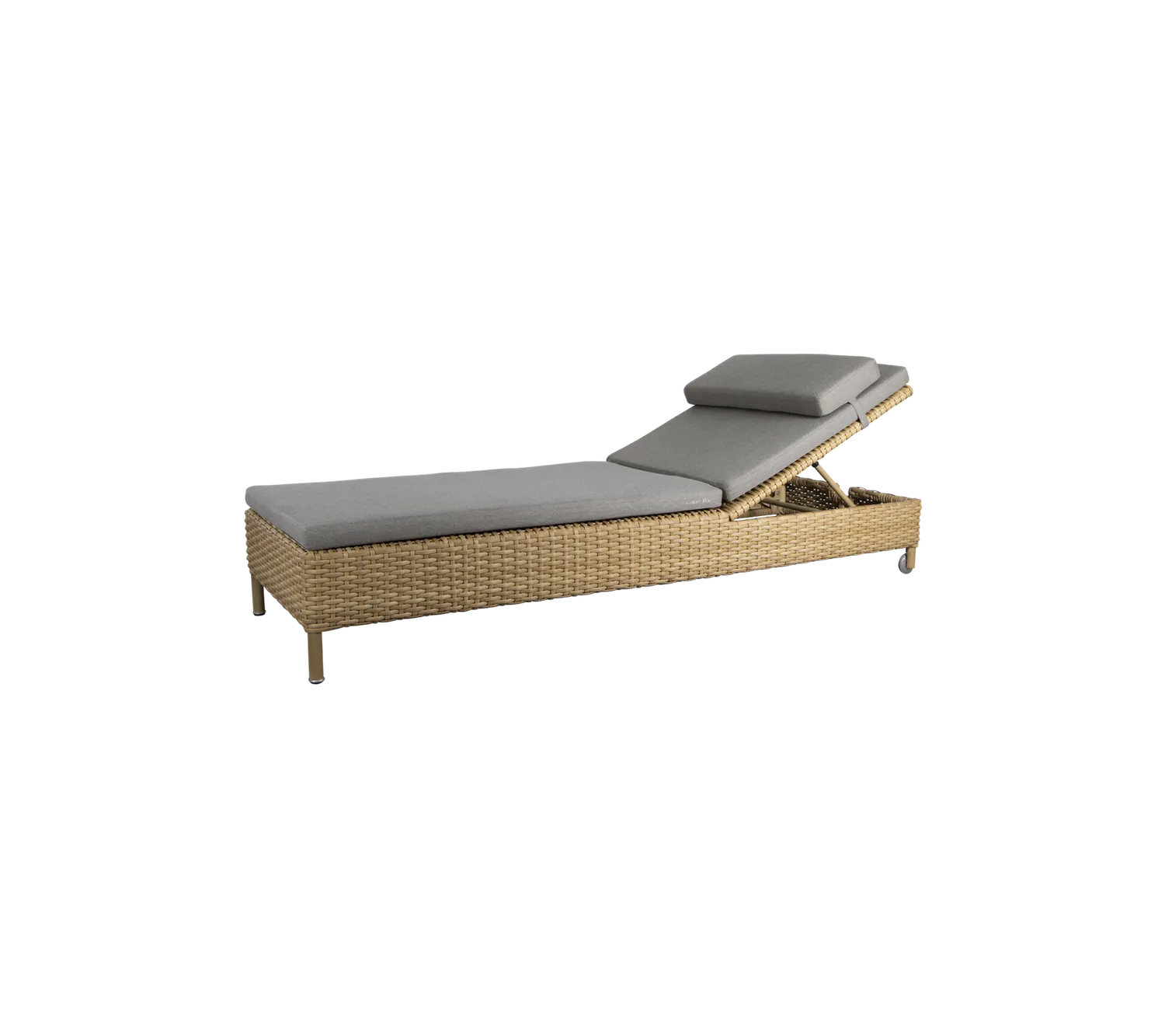 Cane-line Rest Sonnenliege Einzel Kissen Taupe QuickDry