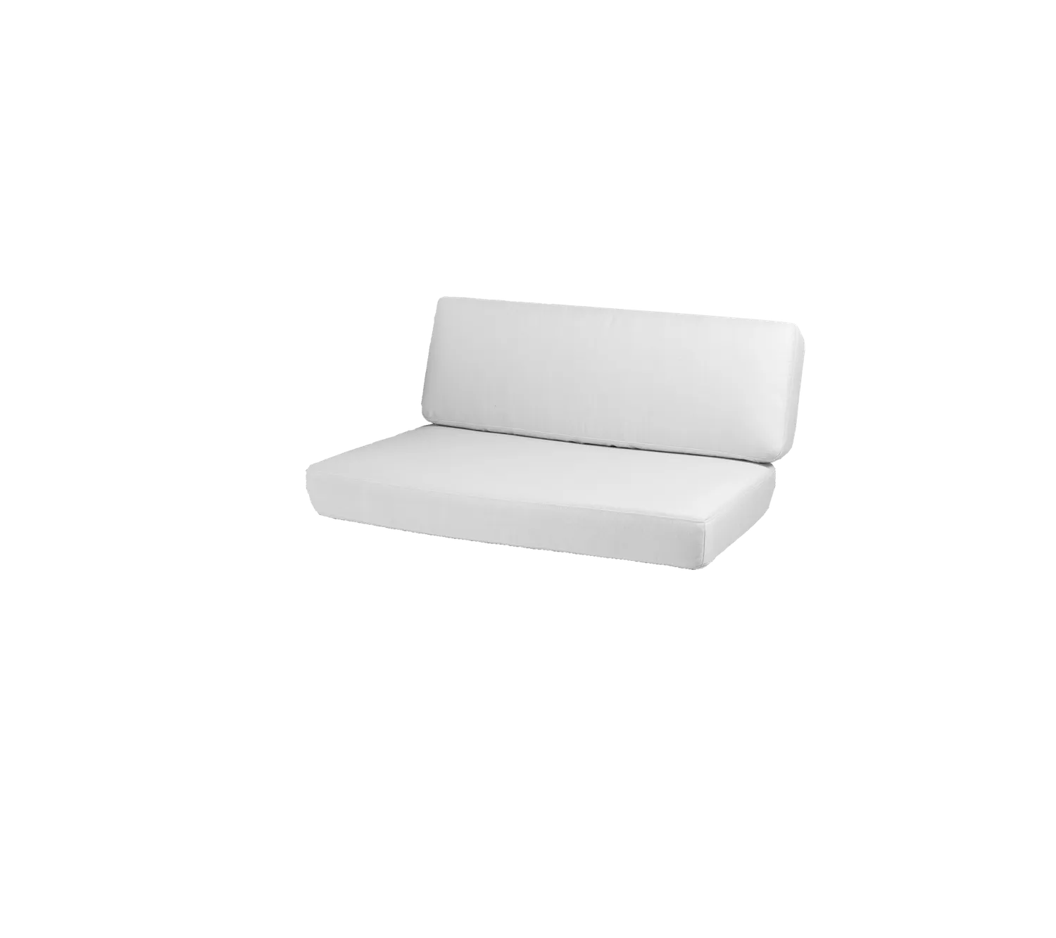 Cane-line Savannah 2-Sitzer-Sofa rechtes Modul Kissen-Set Weiß