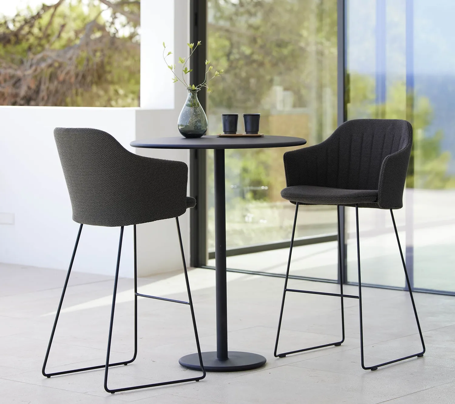 Cane-line Go Bartisch 60 cm lavagrau Alu rund