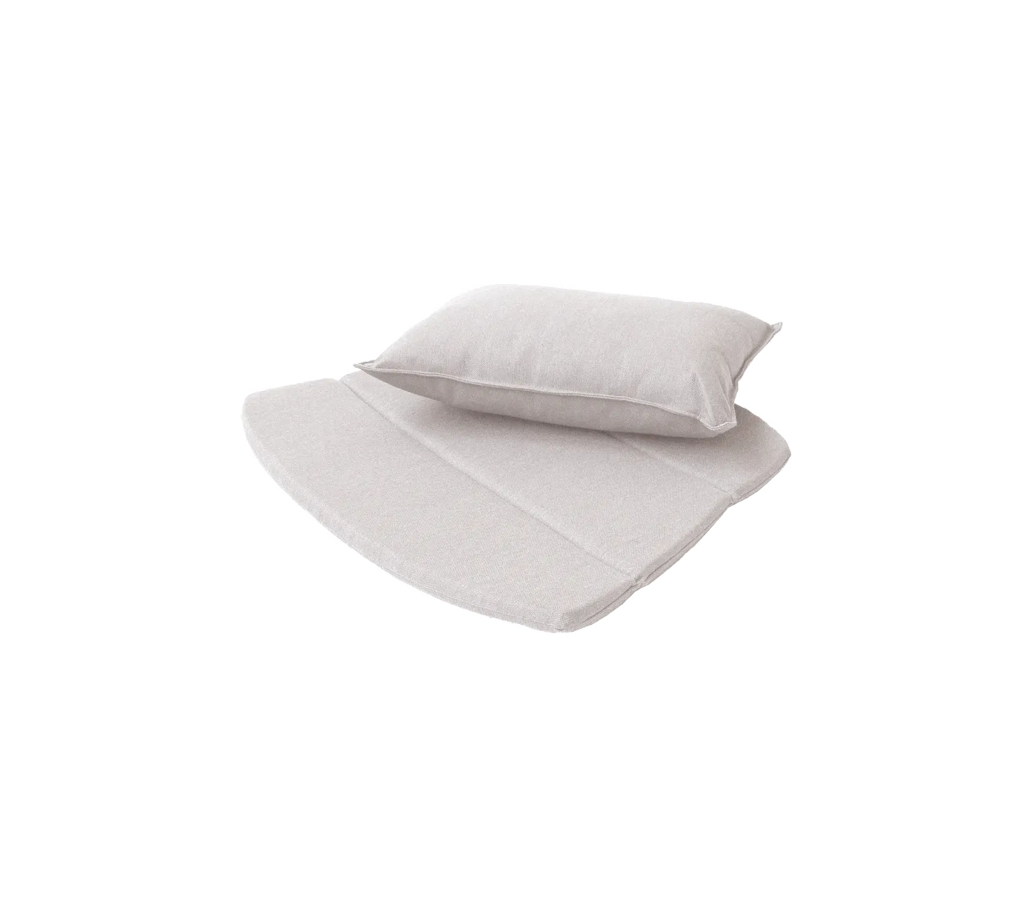 Cane-line Breeze Kissenset Loungestuhl Schwarz Natté