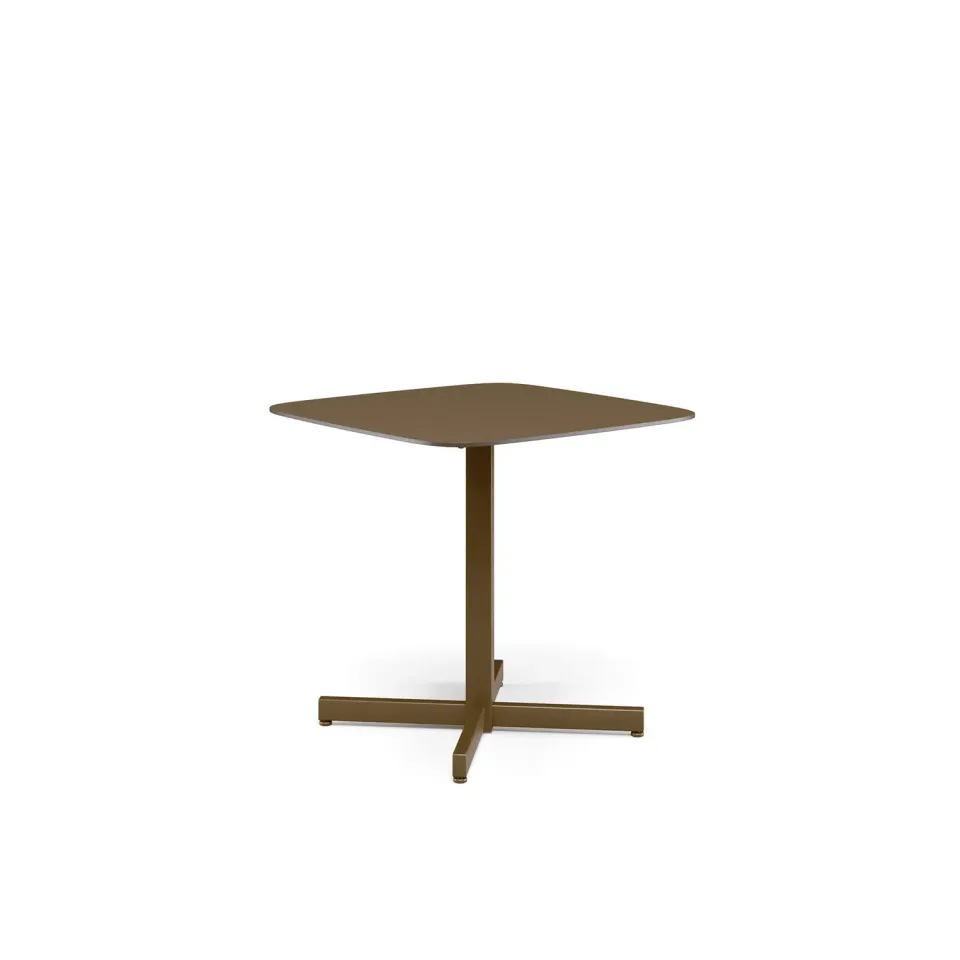 Emu Piani HPL Indoor Outdoor Mesa cuadrada sobre de Hpl 79x79 Tisch quadratisch
