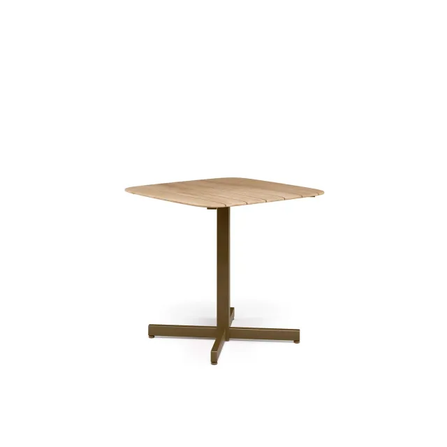 Emu Shine 79x79 Gartentisch Teak Aluminium