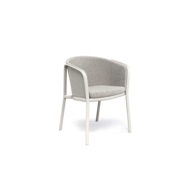Emu Carousel Butaca Sessel Aluminium mit Seilgeflecht