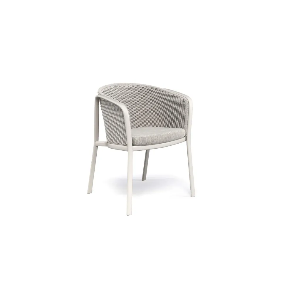 Emu Carousel Butaca Sessel Aluminium mit Seilgeflecht