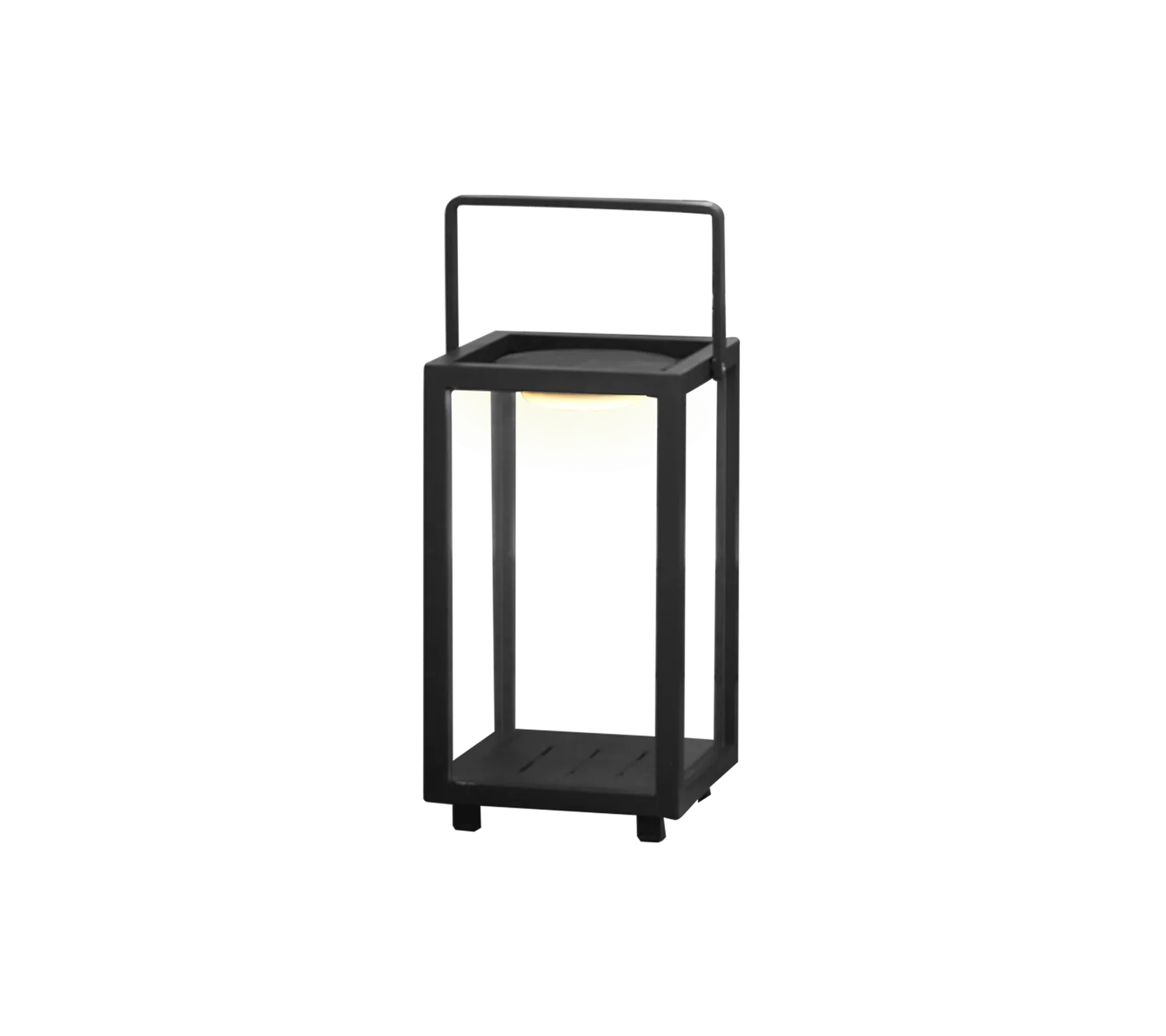 Cane-line Lighthouse Lighthouse Laterne klein Lava Grau Aluminium mit LED