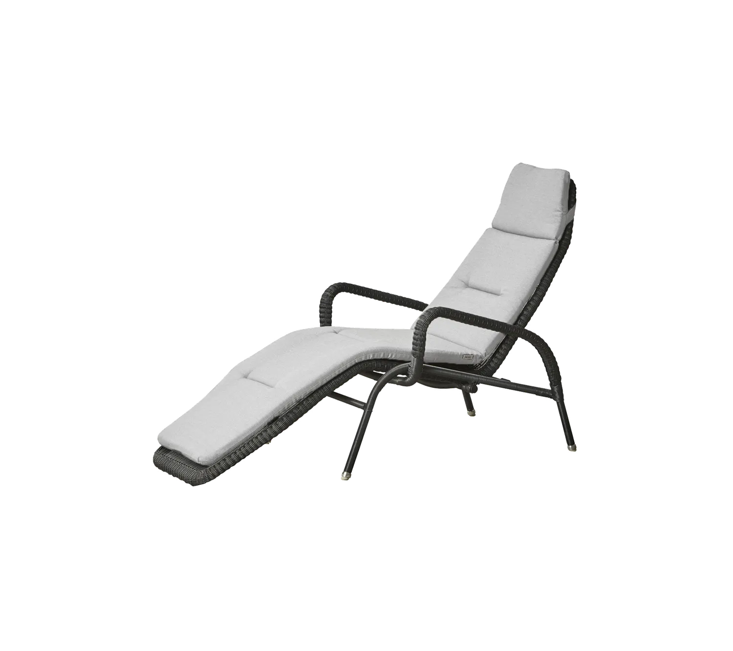 Cane-line Sunrise Sonnenliege Graphite mit QuickDry-Kissen