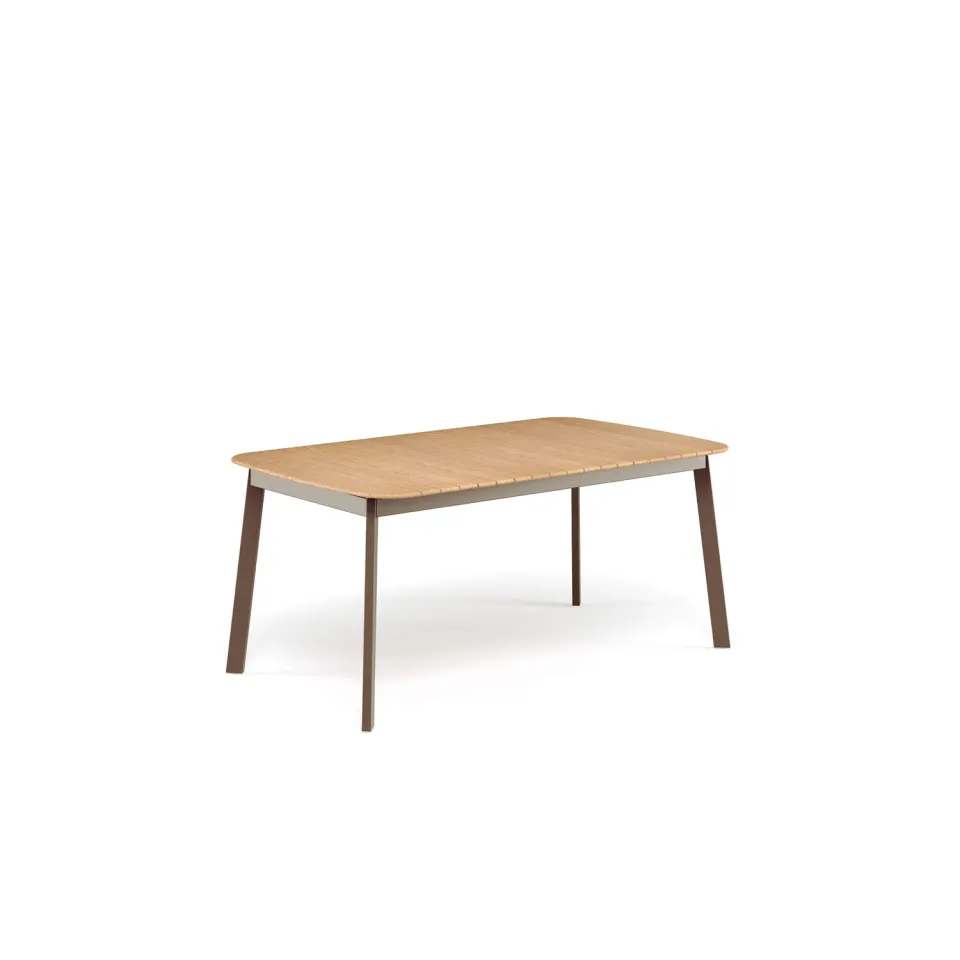 Emu Shine Esstisch 166x100 Teak Alu