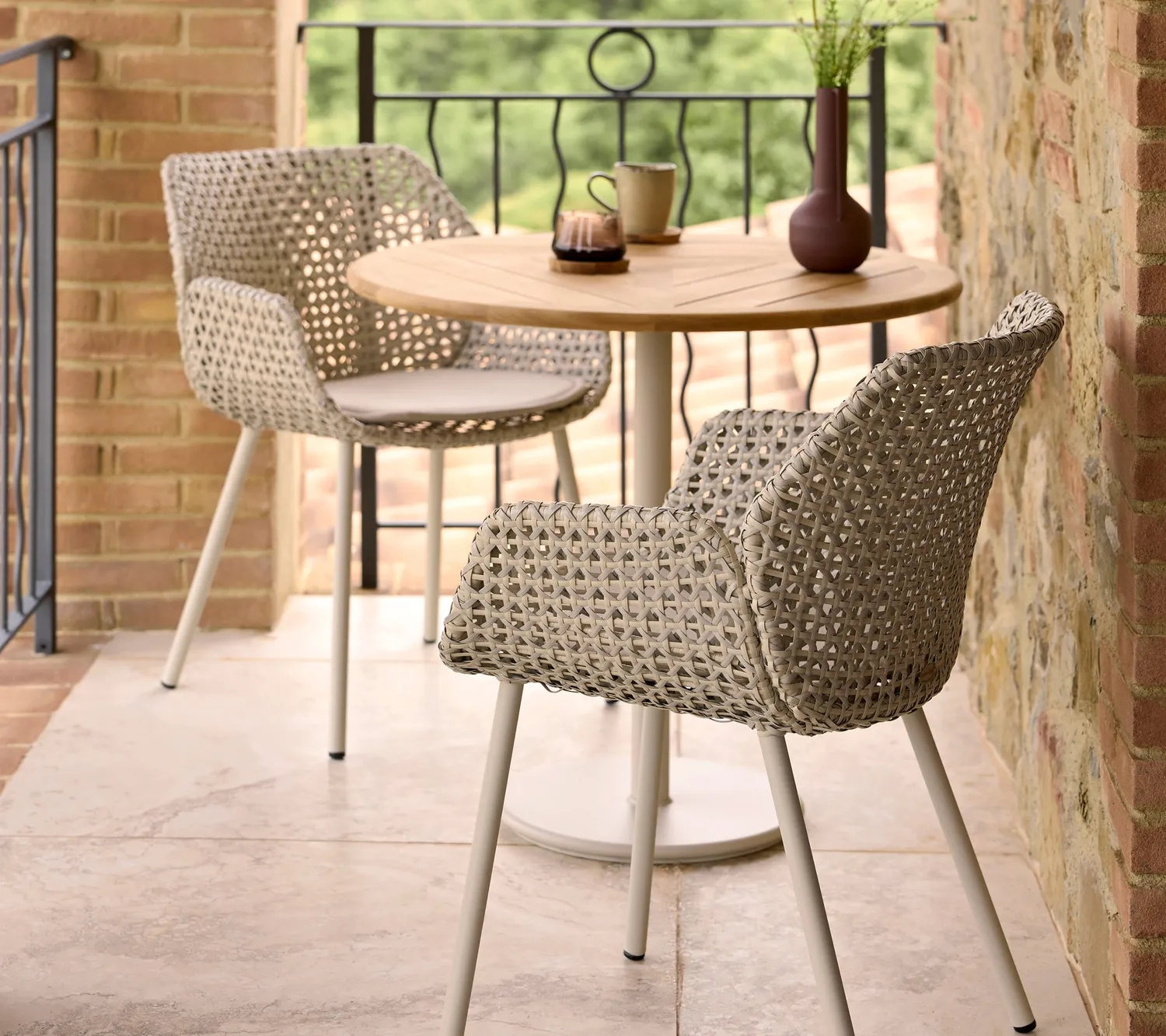 Cane-line Vibe Stuhl Schwarz Graphit Weave Geflecht Outdoor