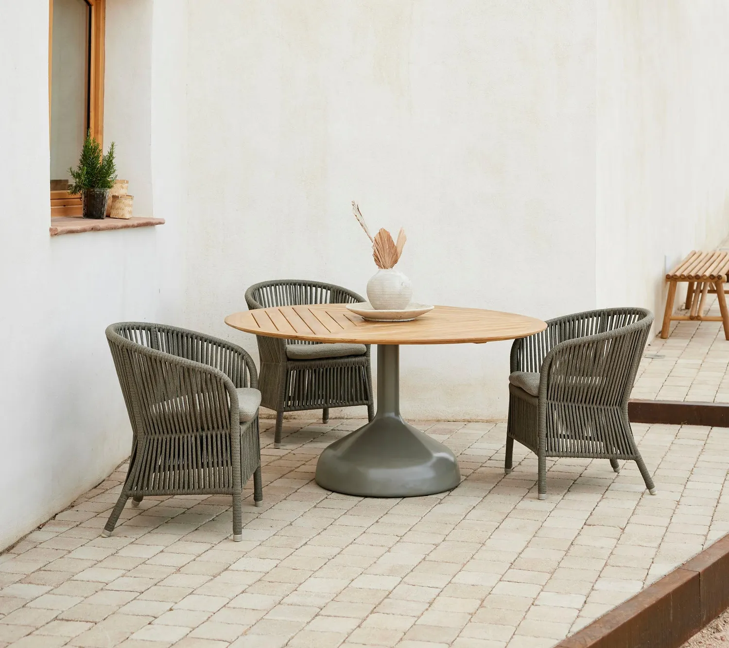 Cane-line Derby Stuhl Natural Weave Gartenstuhl