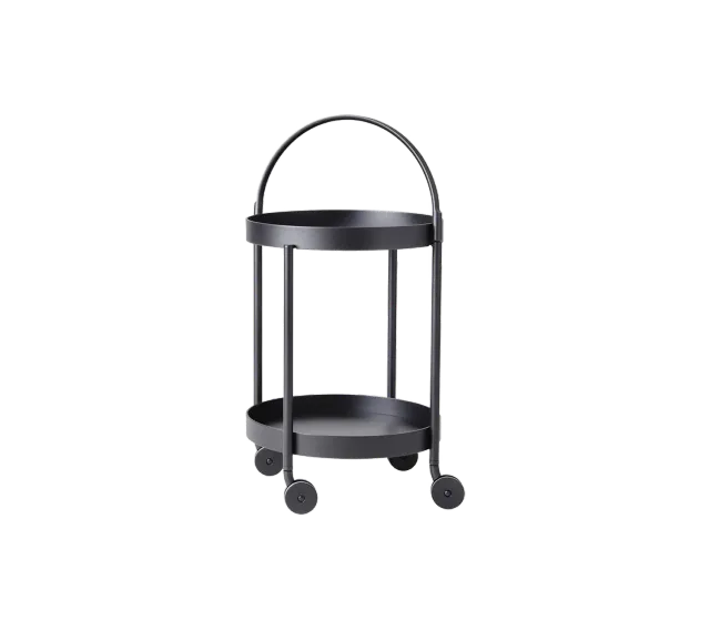Cane-line Roll Trolley Servierwagen Lava Grey Aluminium pflegeleicht