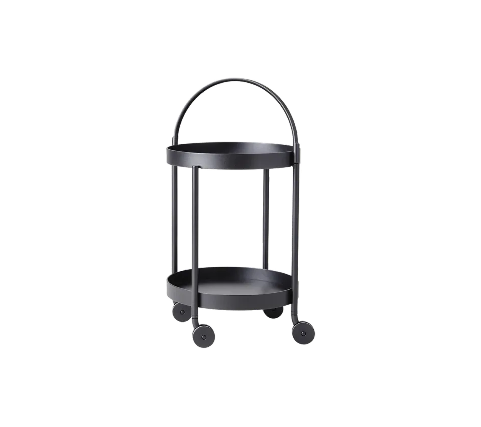 Cane-line Roll Trolley Servierwagen Lava Grey Aluminium pflegeleicht