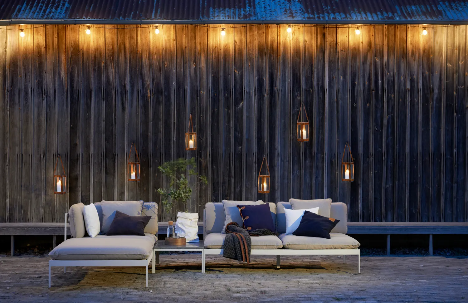 Skargaarden Bönan Lounge Ottomane Aluminium Outdoor
