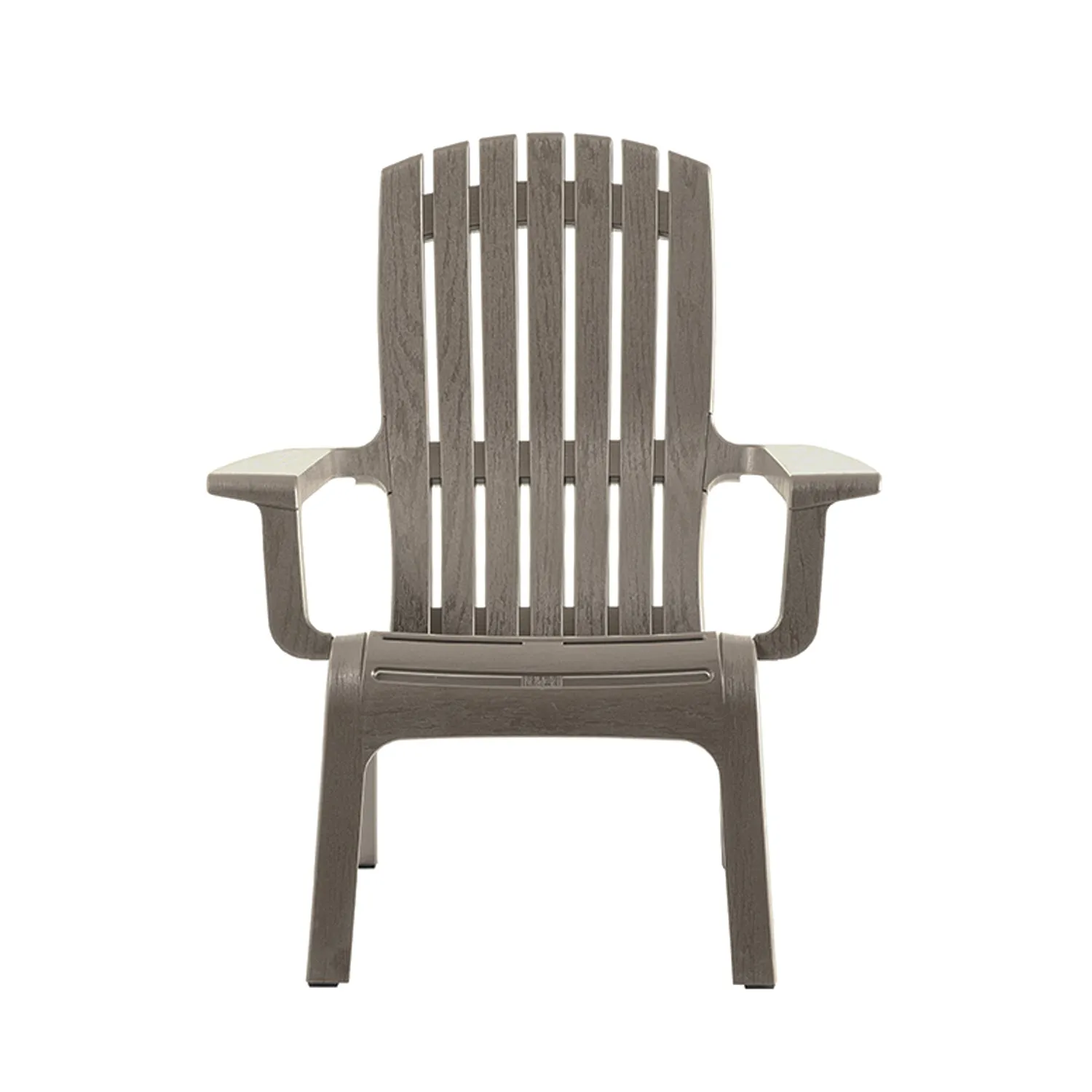 Grosfillex Westport Adirondack Gartenstuhl Taupe breit