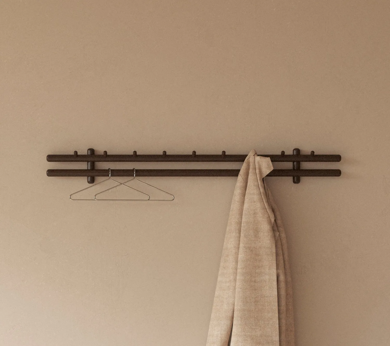 Cane-line Sticks Garderobe 120 cm dunkelbraun mahagoni