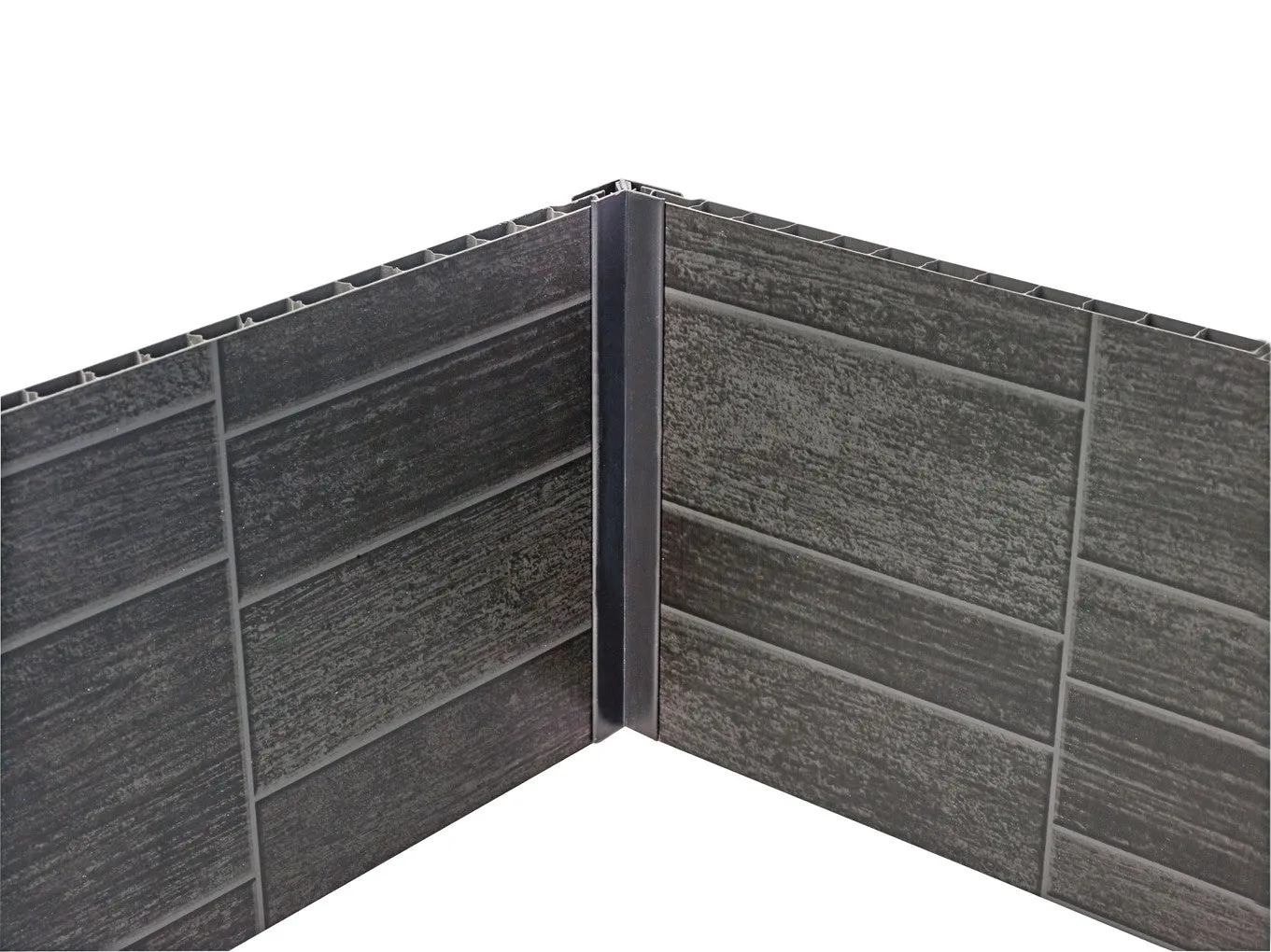 Grosfillex Lambris Eckprofil 8 mm Wandpaneel Weiß PVC