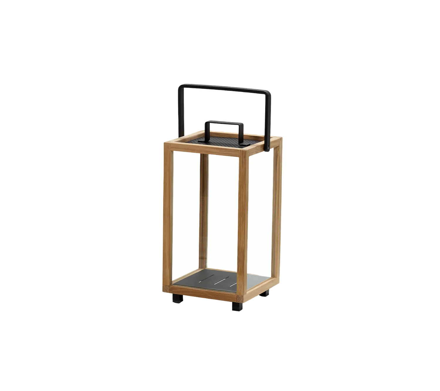 Cane-line Lighthouse Lighthouse Laterne klein Lava Grau Aluminium mit LED