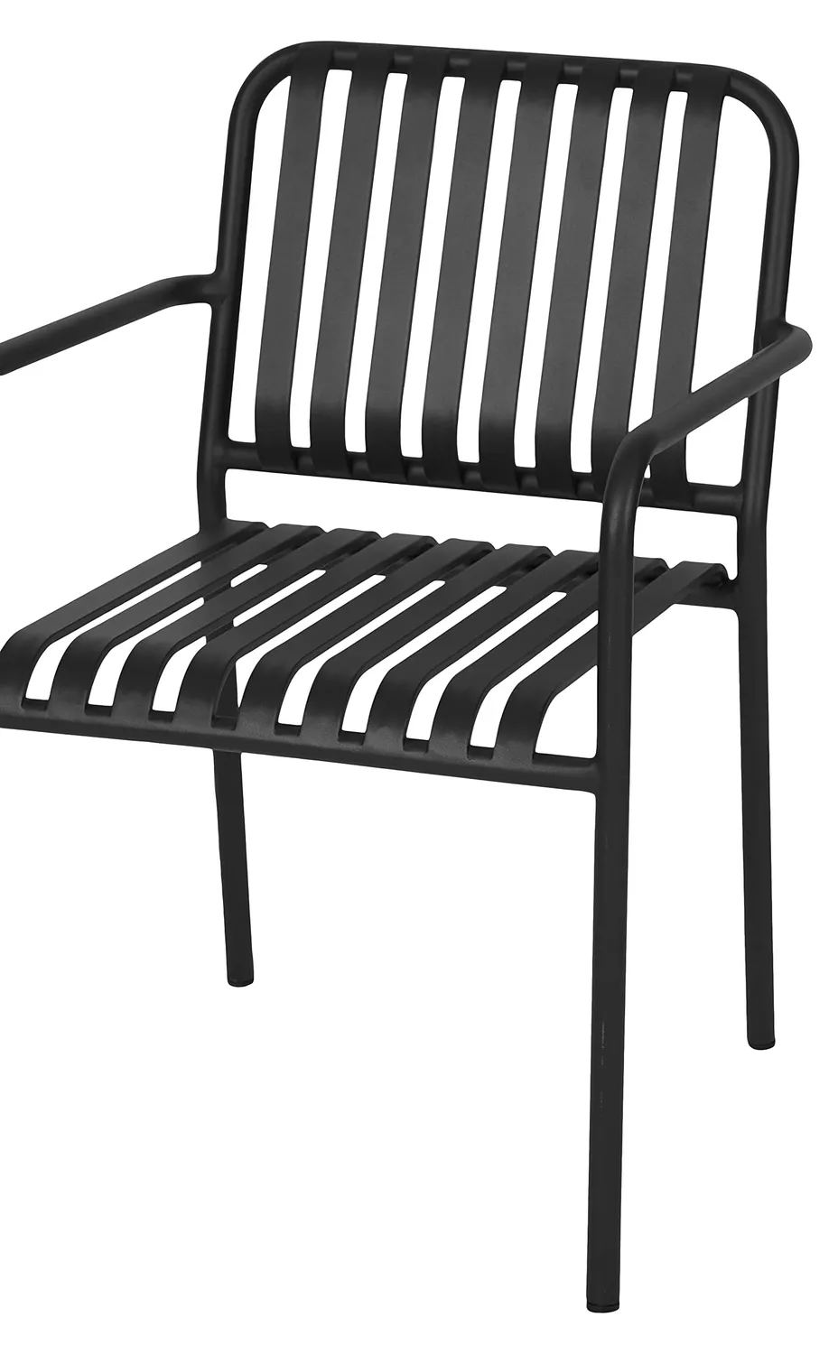 Envy Gartenmöbel-Set 6 Personen 150 cm schwarz Aluminium