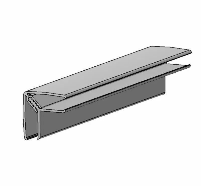 Grosfillex Eckprofil PVC Wandpaneele Weiß 10mm