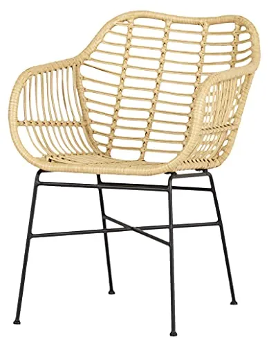 Envy Gartenmöbel-Set 4 Personen Ø120 cm grau Bambusoptik