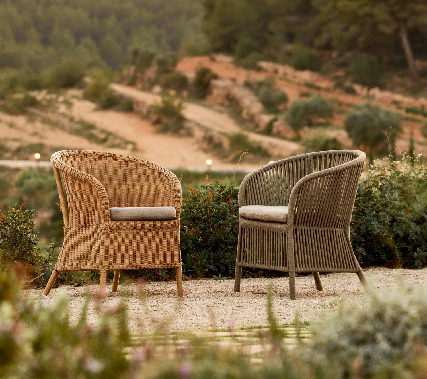 Cane-line Derby Stuhl Natural Weave Gartenstuhl
