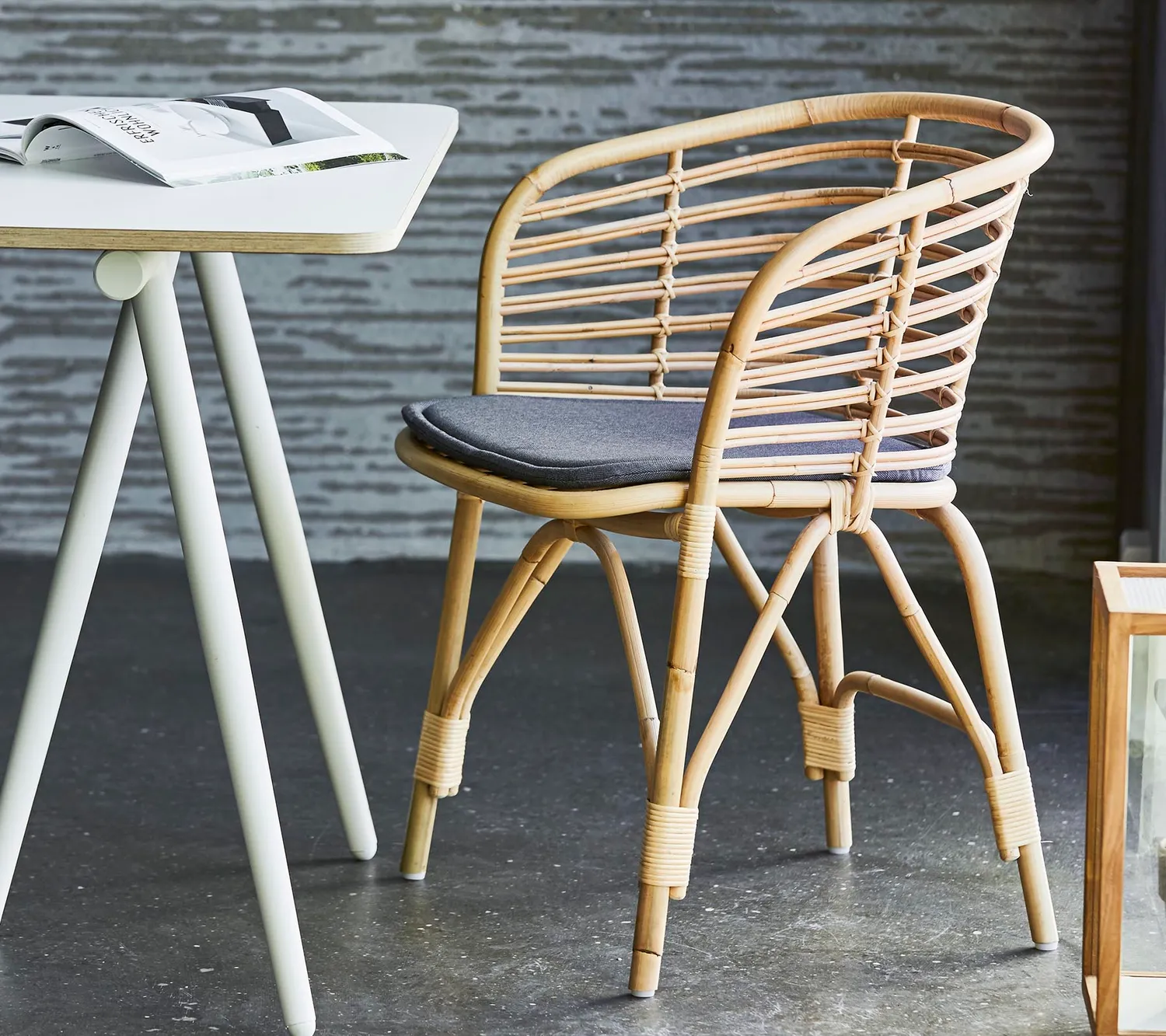 Cane-line Blend Armchair Rattan Armlehnstuhl Natur ohne Polster