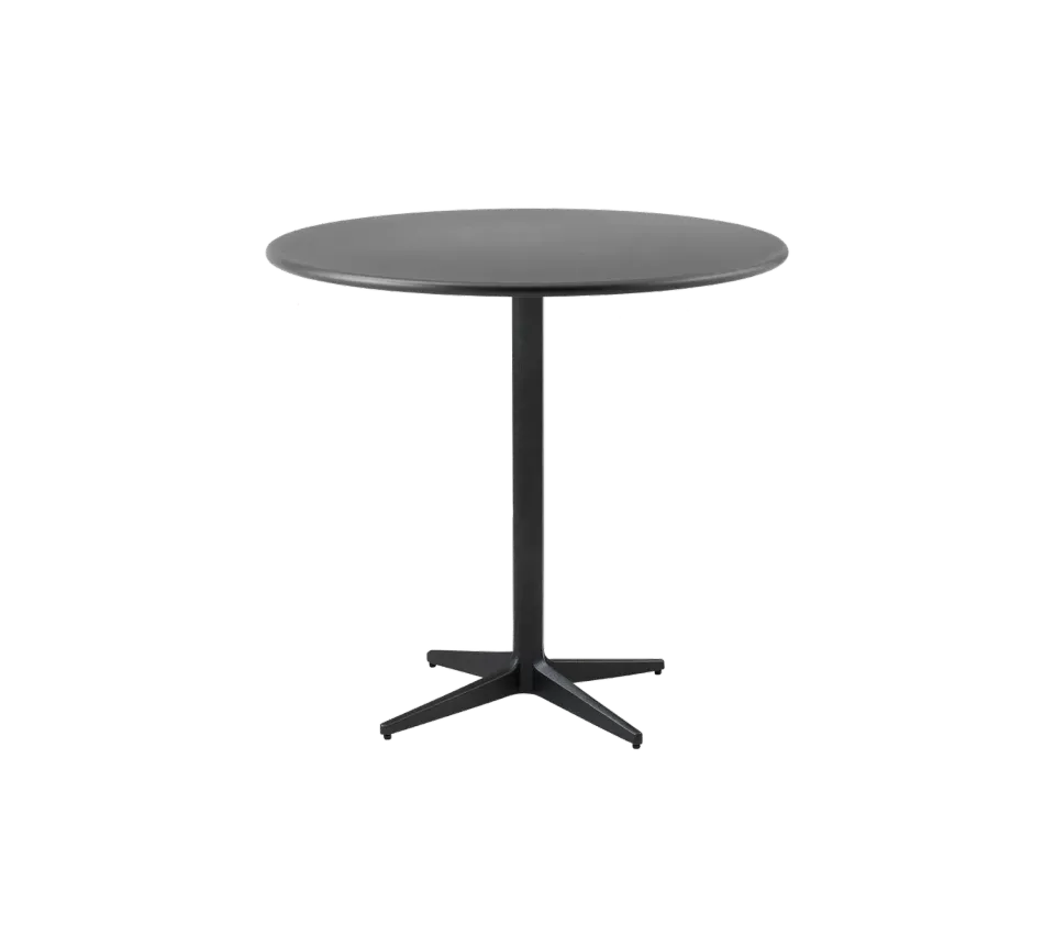 Cane-line Drop Cafétisch Ø45cm Lava Grey Alu