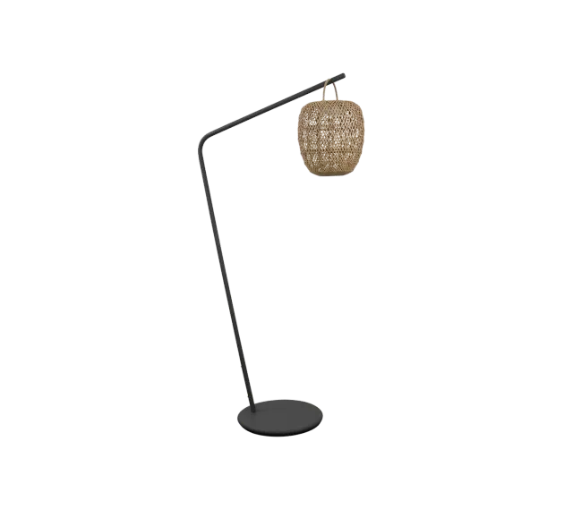 Cane-line Illusion Glow Hängelampe Natural Mini Cross Weave Solar LED